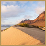 Dünen am Famara Strand Dunes at Famara